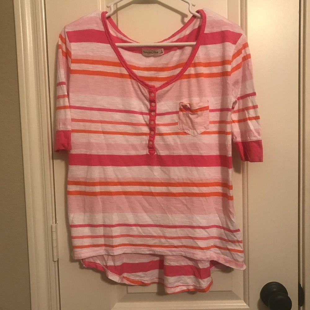 Abercrombie & Fitch strip top